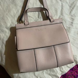 Tory burch block-t leather mini bag